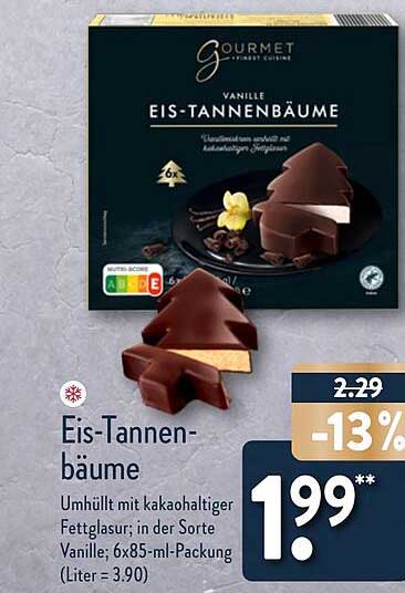 Eis-Tannenbäume