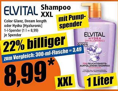 ELVITAL Shampoo XXL