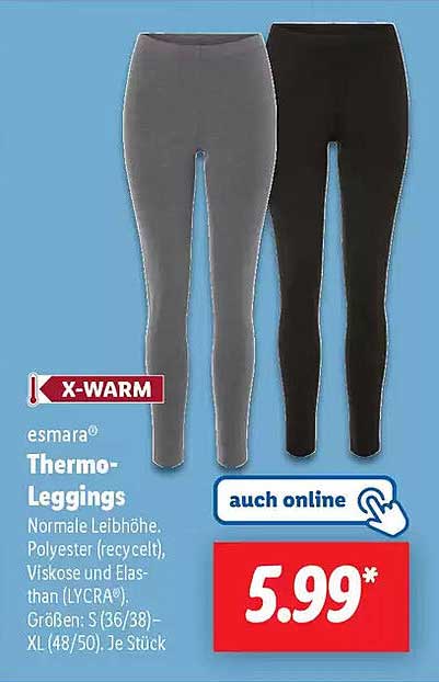 esmara® Thermo-Leggings