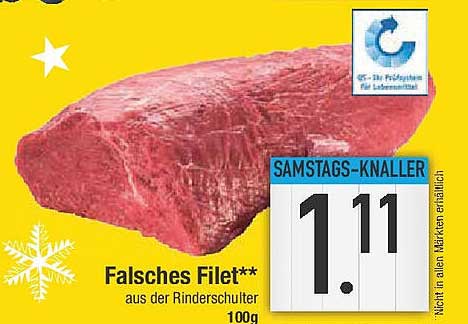 Falsches Filet** aus der Rinderschulter