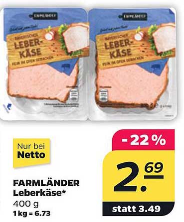 FARMLÄNDER Leberkäse*