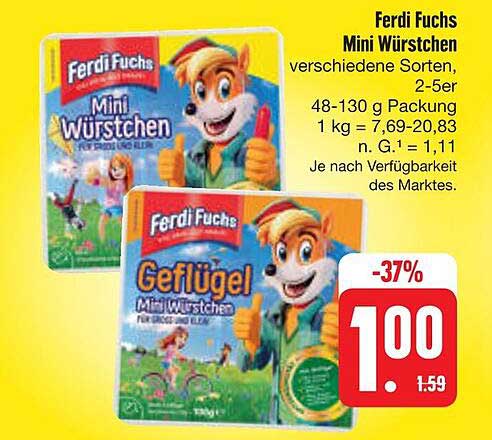 Ferdi Fuchs Mini Würstchen