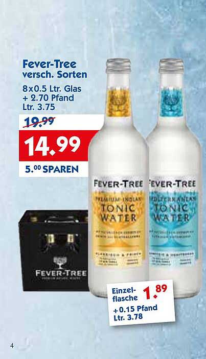 Fever-Tree versch. Sorten