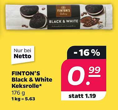 FINTON’S Black & White Keksrolle*