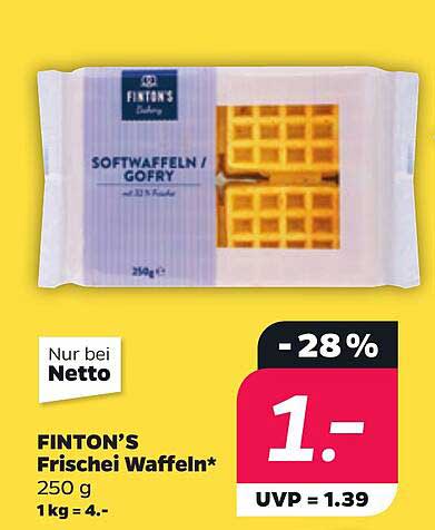 FINTON'S Frischei Waffeln