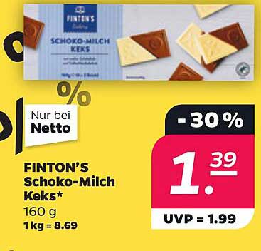 FINTON’S Schoko-Milch Keks*