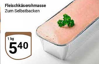 Fleischkäserohmasse zum Selbstbacken