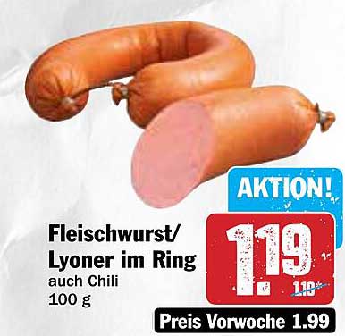 Fleischwurst/ Lyoner im Ring