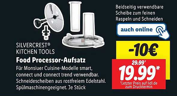 Food Processor-Aufsatz