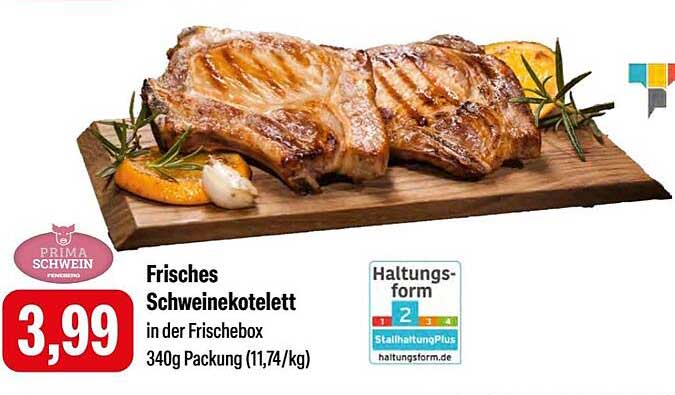 Frisches Schweinekotelett