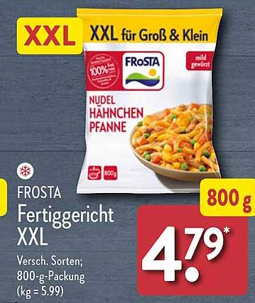 FROSTA Fertiggericht XXL