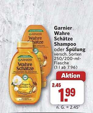 Garnier Wahre Schätze Shampoo oder Spülung