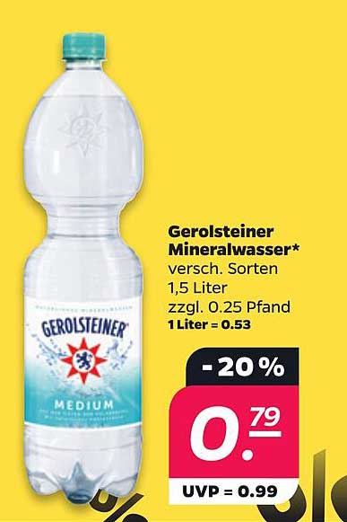 Gerolsteiner Mineralwasser*