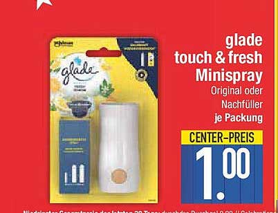 glade touch & fresh Minispray