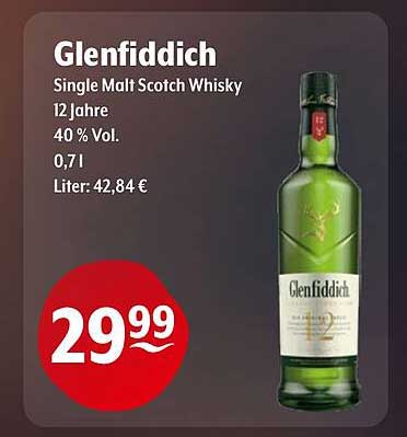 Glenfiddich Single Malt Scotch Whisky