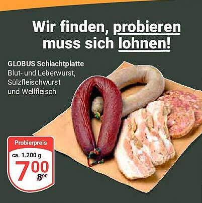 GLOBUS Schlachtplatte