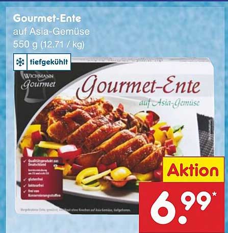 Gourmet-Ente auf Asia-Gemüse