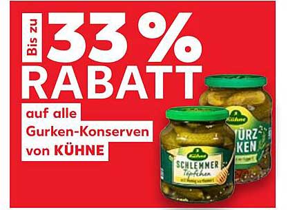 Gurken-Konserven von KÜHNE