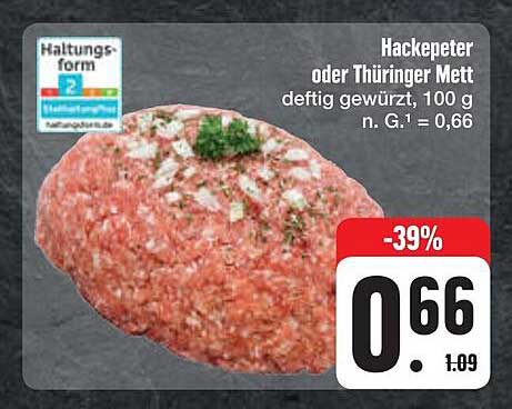 Hackepeter oder Thüringer Mett