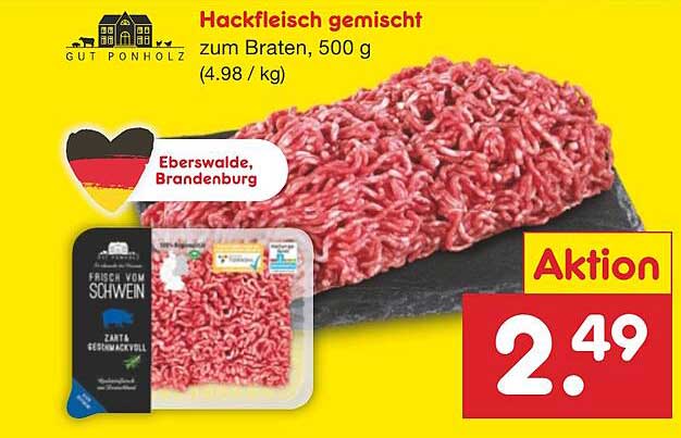 Hackfleisch gemischt