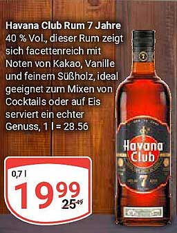 Havana Club Rum 7 Jahre