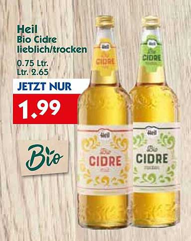 Heil Bio Cidre lieblich/trocken