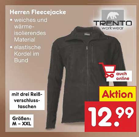 Herren Fleecejacke