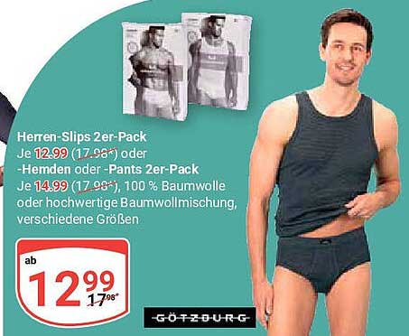 Herren-Slips 2er-Pack