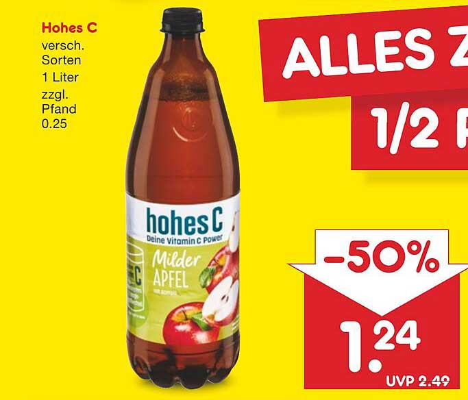 hohes C Milde Äpfel