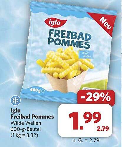 Iglo Freibad Pommes