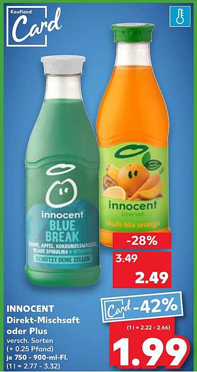 INNOCENT Direkt-Mischsaft oder Plus