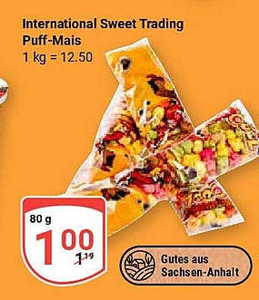 International Sweet Trading Puff-Mais