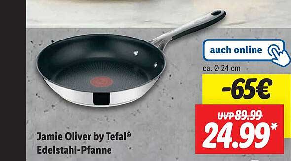 Jamie Oliver by Tefal® Edelstahl-Pfanne