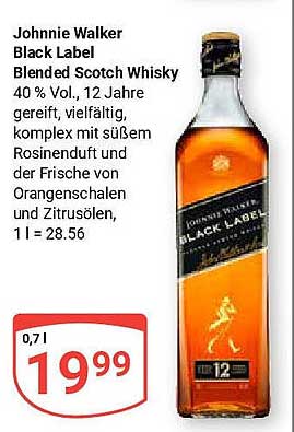 Johnnie Walker Black Label Blended Scotch Whisky