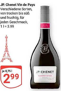 JP. Chenet Vin de Pays