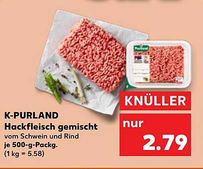 K-PURLAND Hackfleisch gemischt