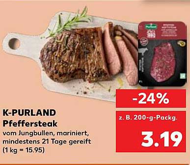 K-PURLAND Pfeffersteak