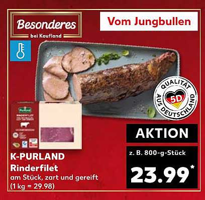 K-PURLAND Rinderfilet