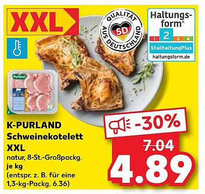 K-PURLAND Schweinekotelett XXL