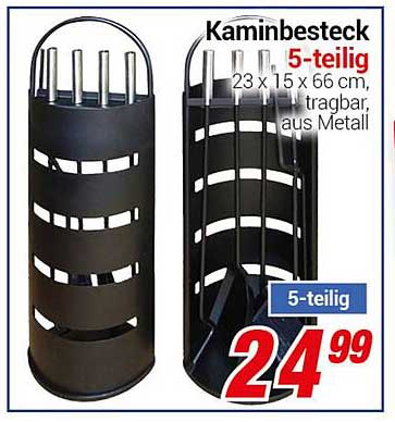 Kaminbesteck 5-teilig