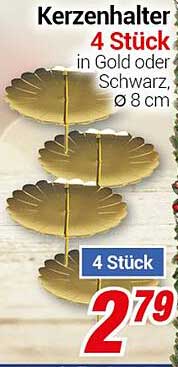 Kerzenhalter 4 Stück