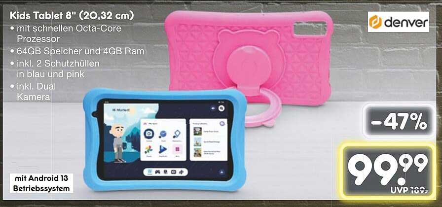 Kids Tablet 8" (20,32 cm)