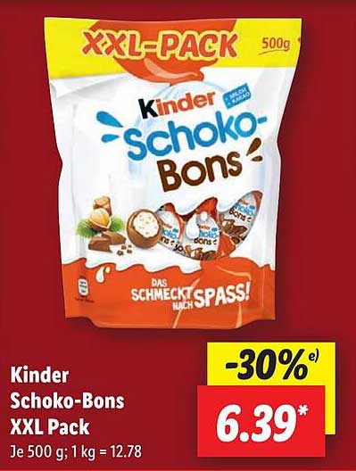 Kinder Schoko-Bons XXL Pack