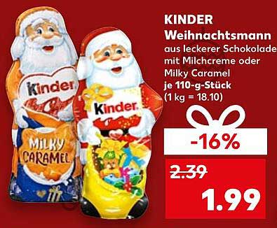 KINDER Weihnachtsmann