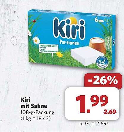 Kiri mit Sahne