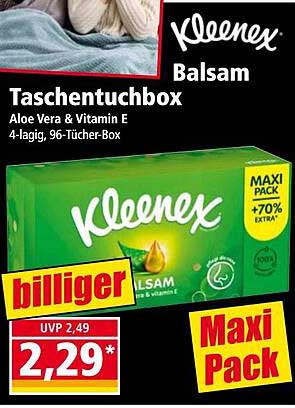 Kleenex Balsam Taschentuchbox