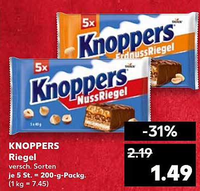 KNOPPERS Riegel