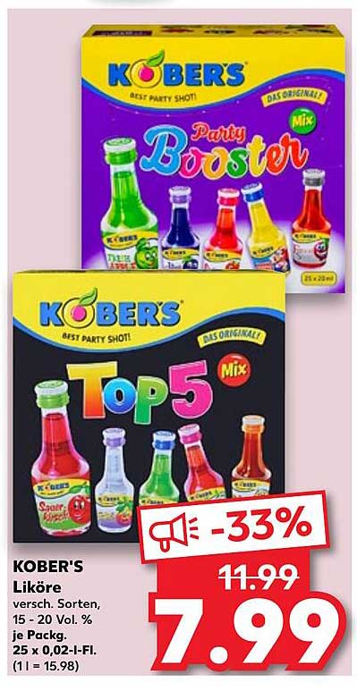 KOBER'S Party Booster  
KOBER'S Top 5