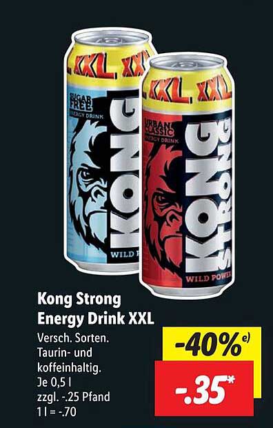 Kong Strong Energy Drink XXL