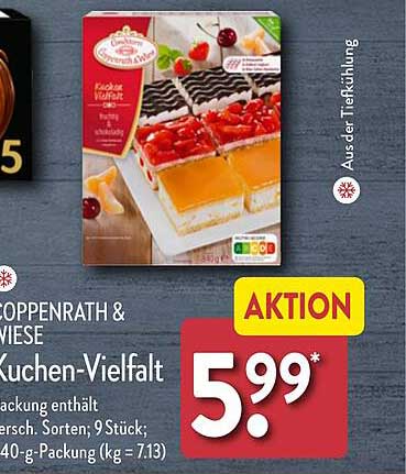 Kuchen-Vielfalt